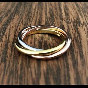 925 Sterling Silver Trinity Ring